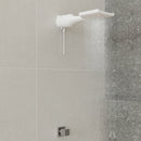 Chuveiro Elétrico Eletrônico Lorenzetti Loren Shower 7500W 220V Branco Quadrado
