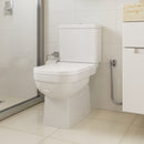 Vaso Sanitário com Caixa Acoplada e Assento Branco Duplo Acionamento 3/6L Saída Vertical Elite Celite